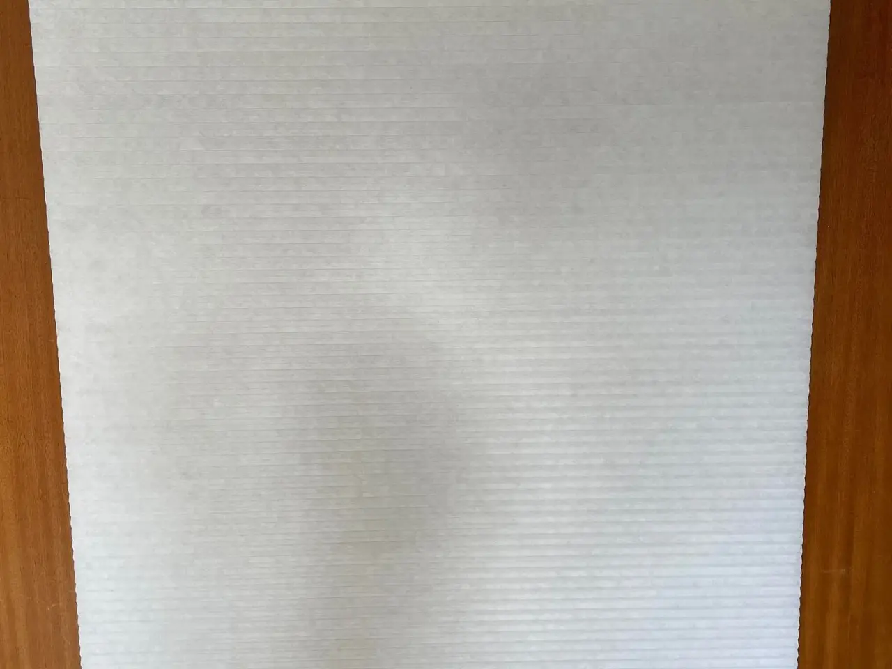 Billede 1 - Hvid plissegardin uden snore.