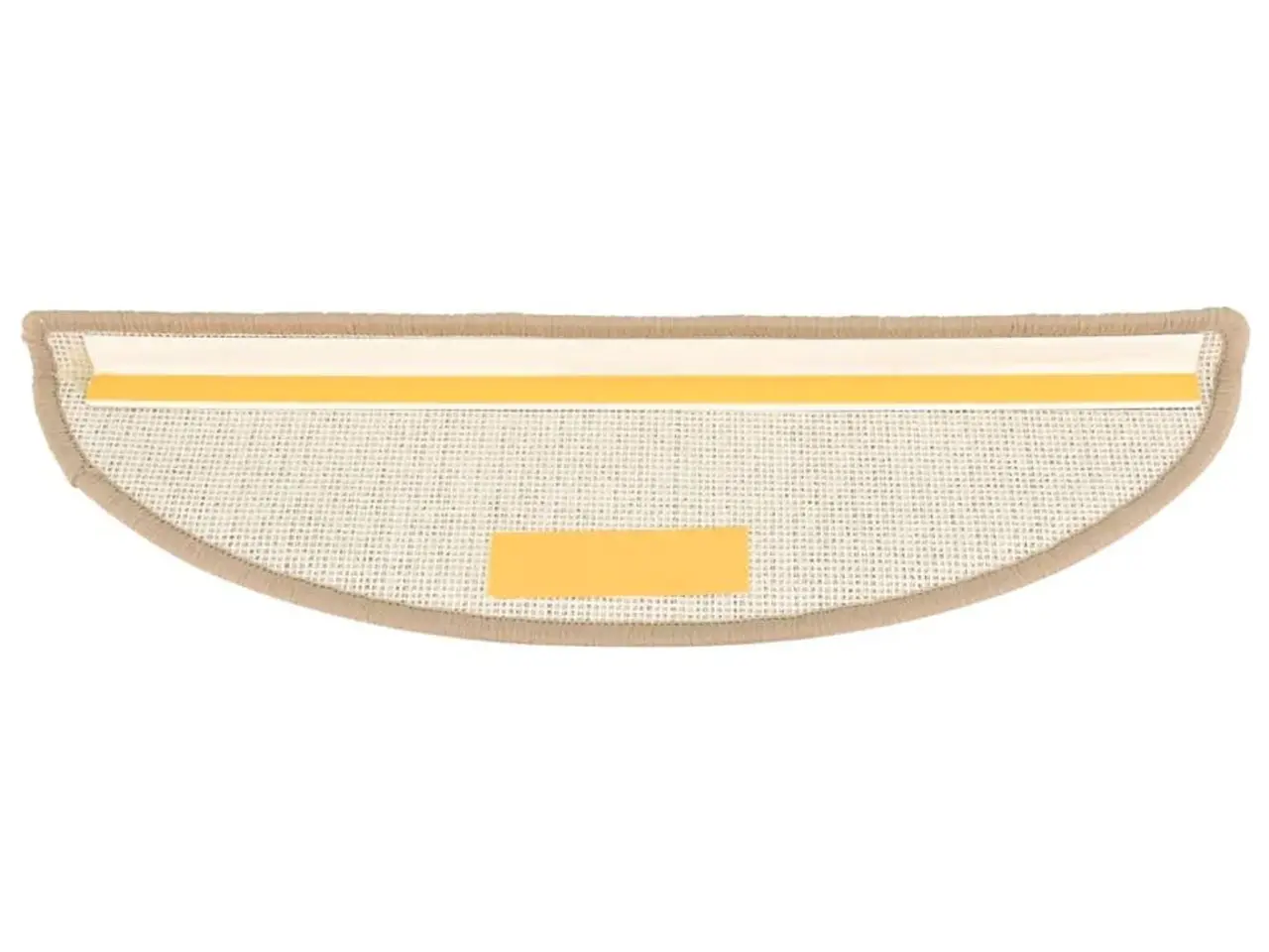 Billede 6 - Trappemåtter - 15 stk. halvrunde, 56 × 17 × 3 cm, brun