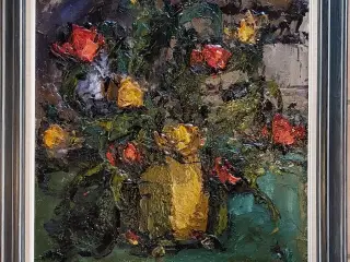 A. WENØ - ( 1913 - 1972 )- spartelmaleri