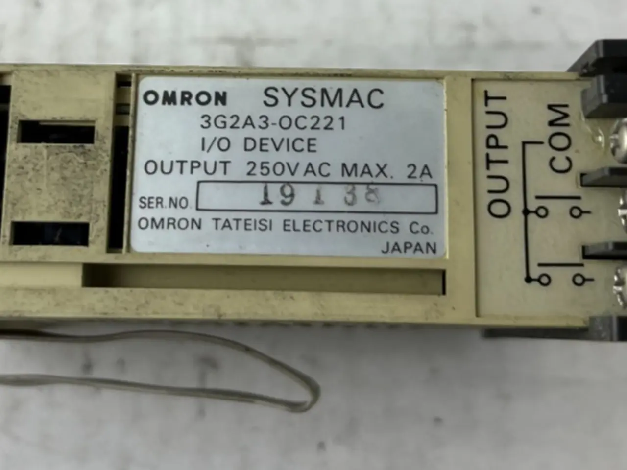 Billede 1 - Omron 3G2A3-OC221 SYSMAC S6 I/O Device 250VAC 2A