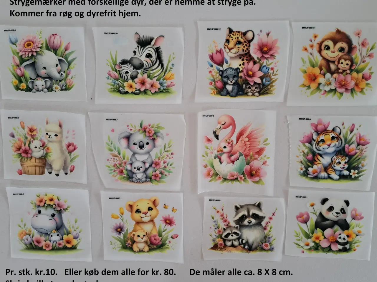 Billede 3 - Strygemærker med traktor, lasbiler m.m. og dyr. 