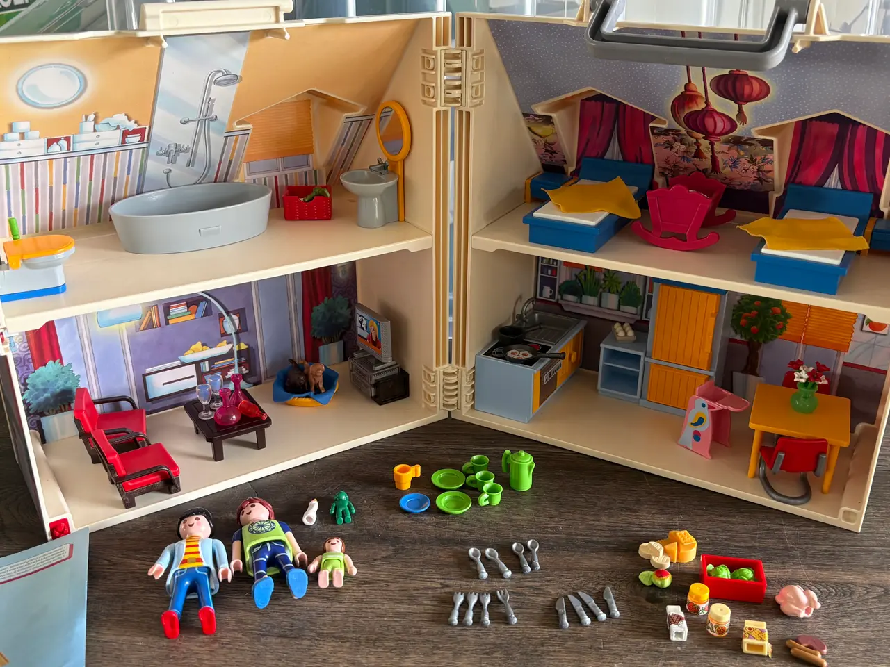 Billede 5 - PLAYMOBIL 5167 transportabelt dukkehus
