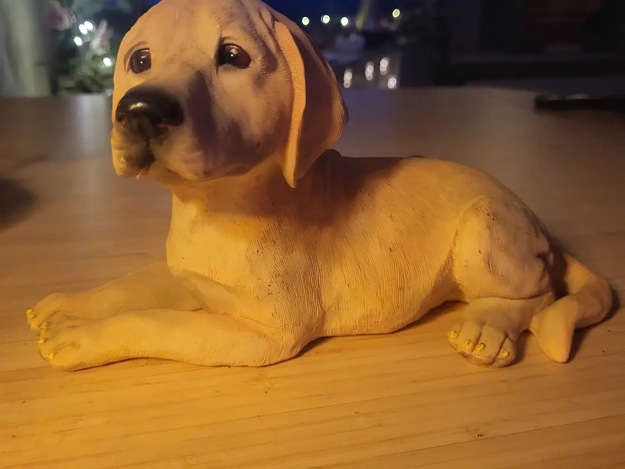Billede 1 - Lys Labrador Hundefigur