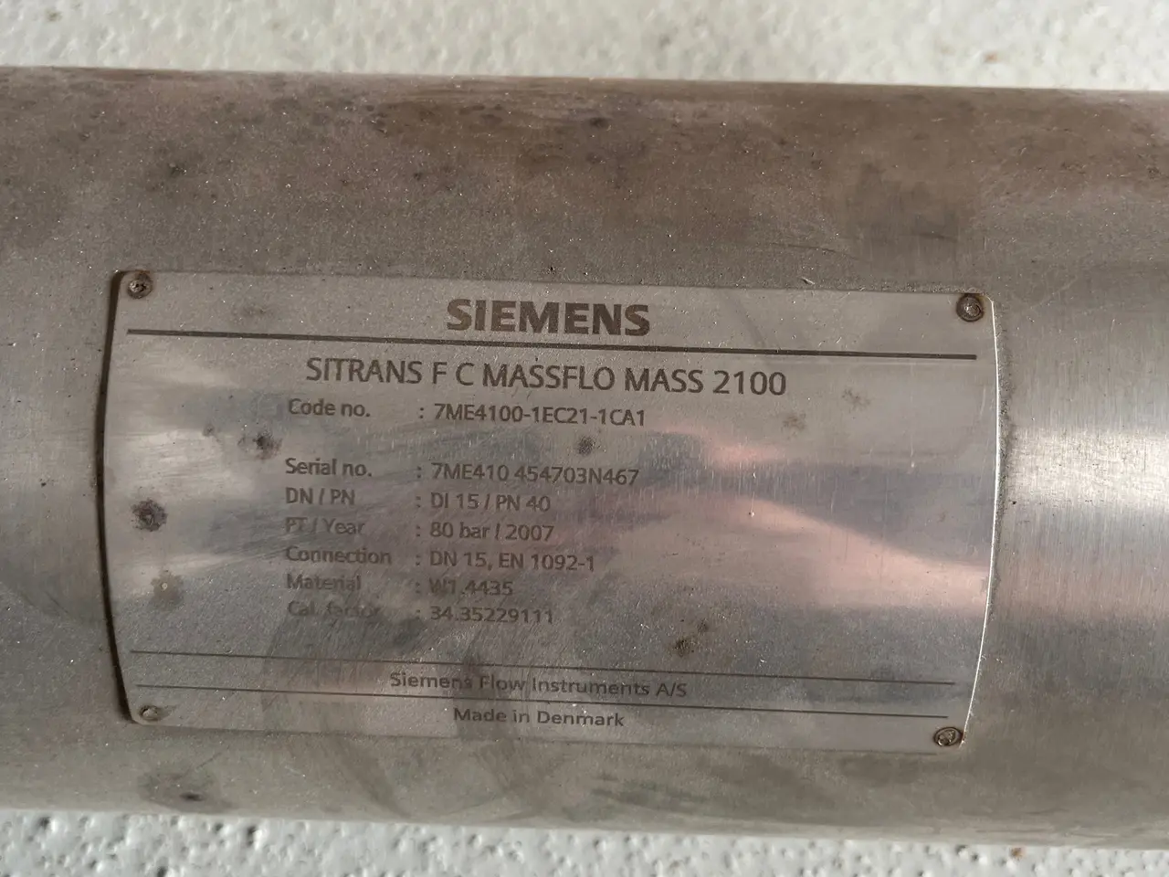 Billede 2 - Siemens SITRANS F C MASSFLO MASS 2100 DN15