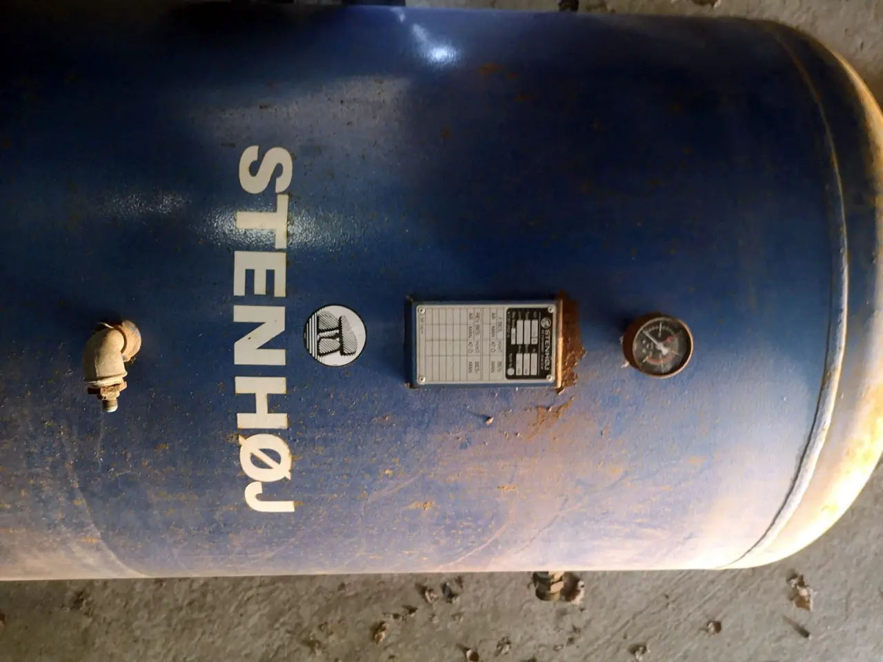 Billede 1 - Kompressortank - 1000 liter “Stenhøj” 14 bar
