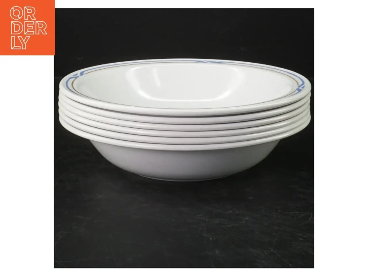 Billede 1 - Seks dybe tallerkener fra Waca (str. Ø. 21 cm. 6 stykker)