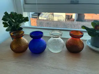 Ældre hyacintglas fra Fyens Glasværk - Holmegaard