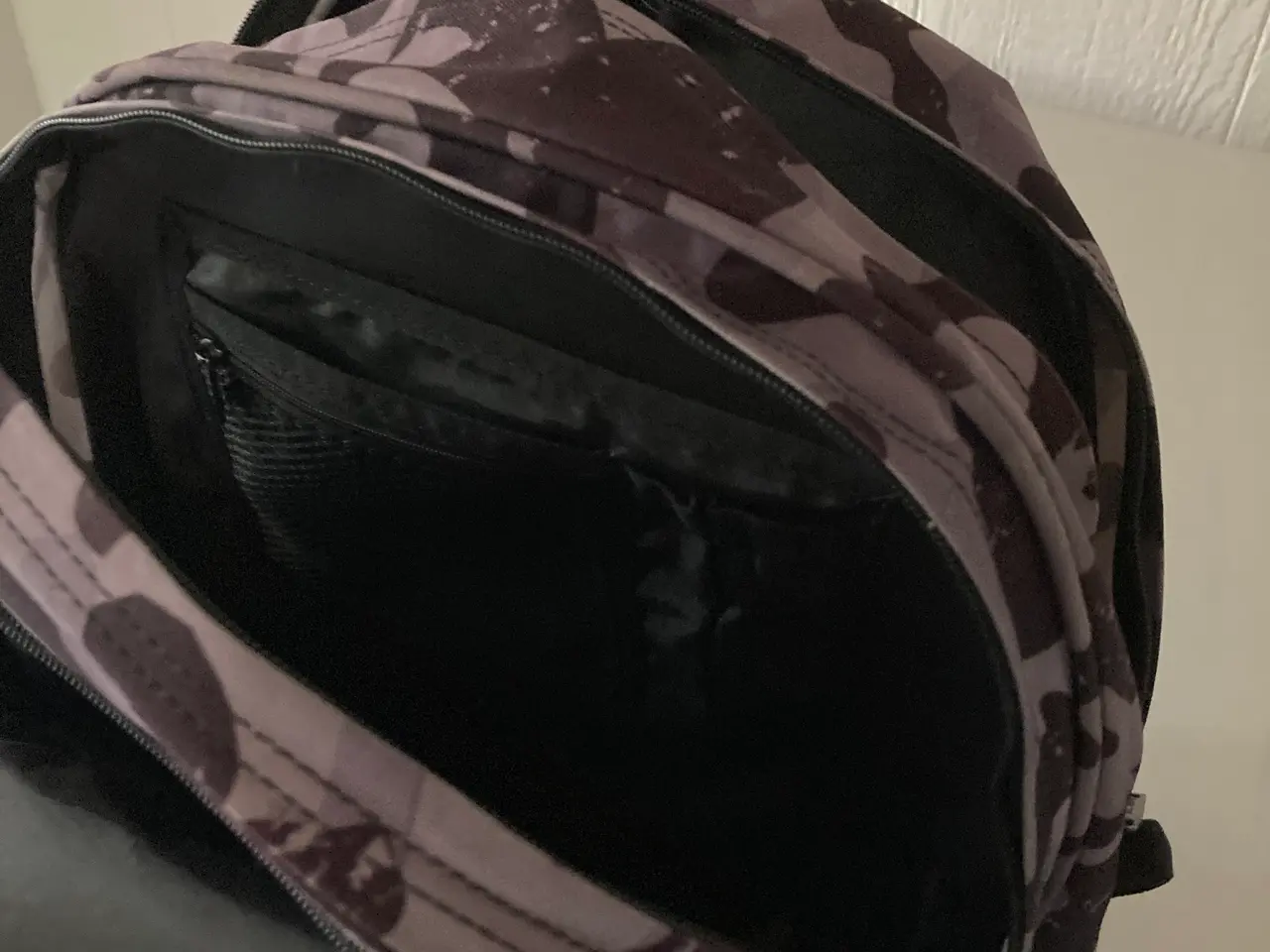 Billede 6 - Jeva Camouflage skoletaske i grå/sort