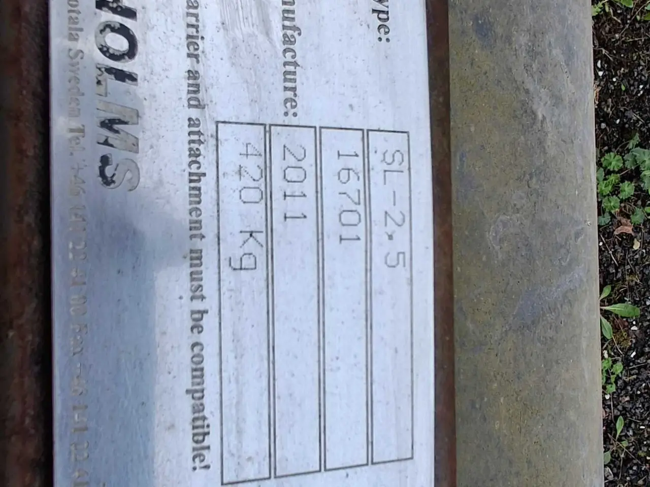 Billede 4 - Hydraulisk kost Holms