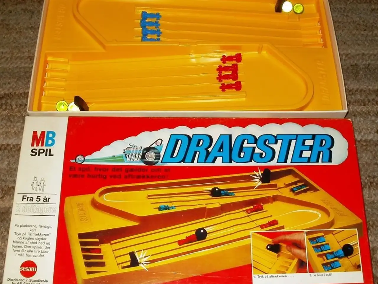 Billede 1 - Dragster MB spil fra 1976