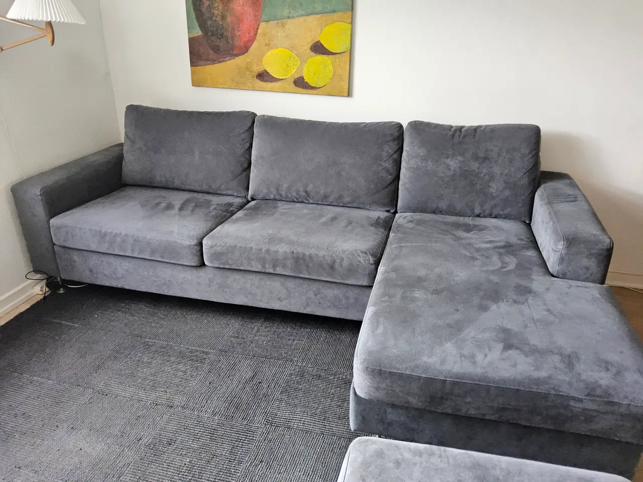 Billede 2 - Chaiselong sofa + puf