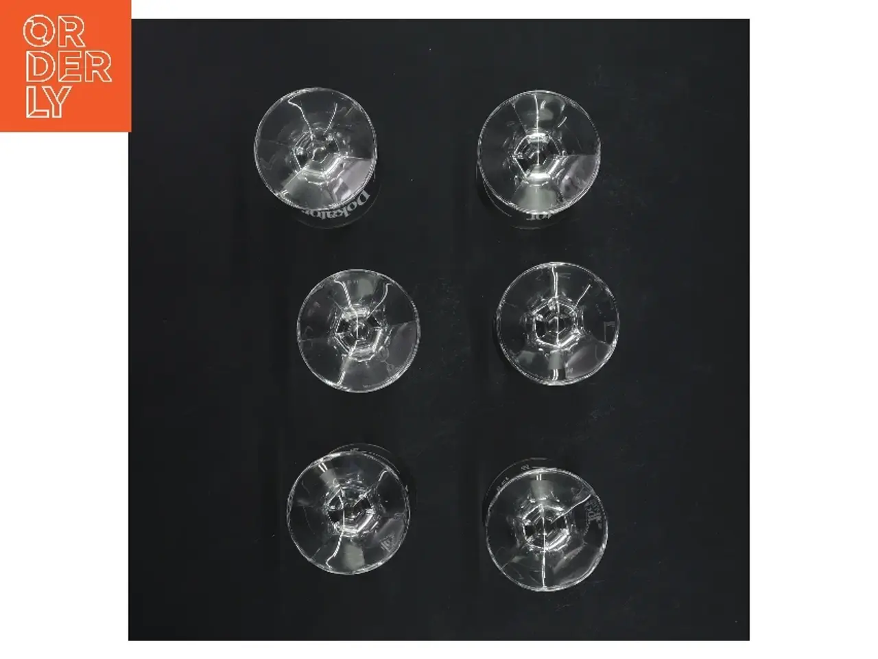 Billede 2 - Sæt med 6 glas (str. Ø 5xh9 cm)