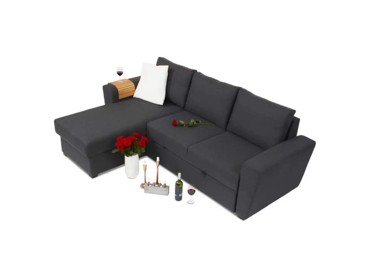 Billede 15 - Studio Deluxe sovesofa - Pocket fjedring - Koksgrå Inari 95