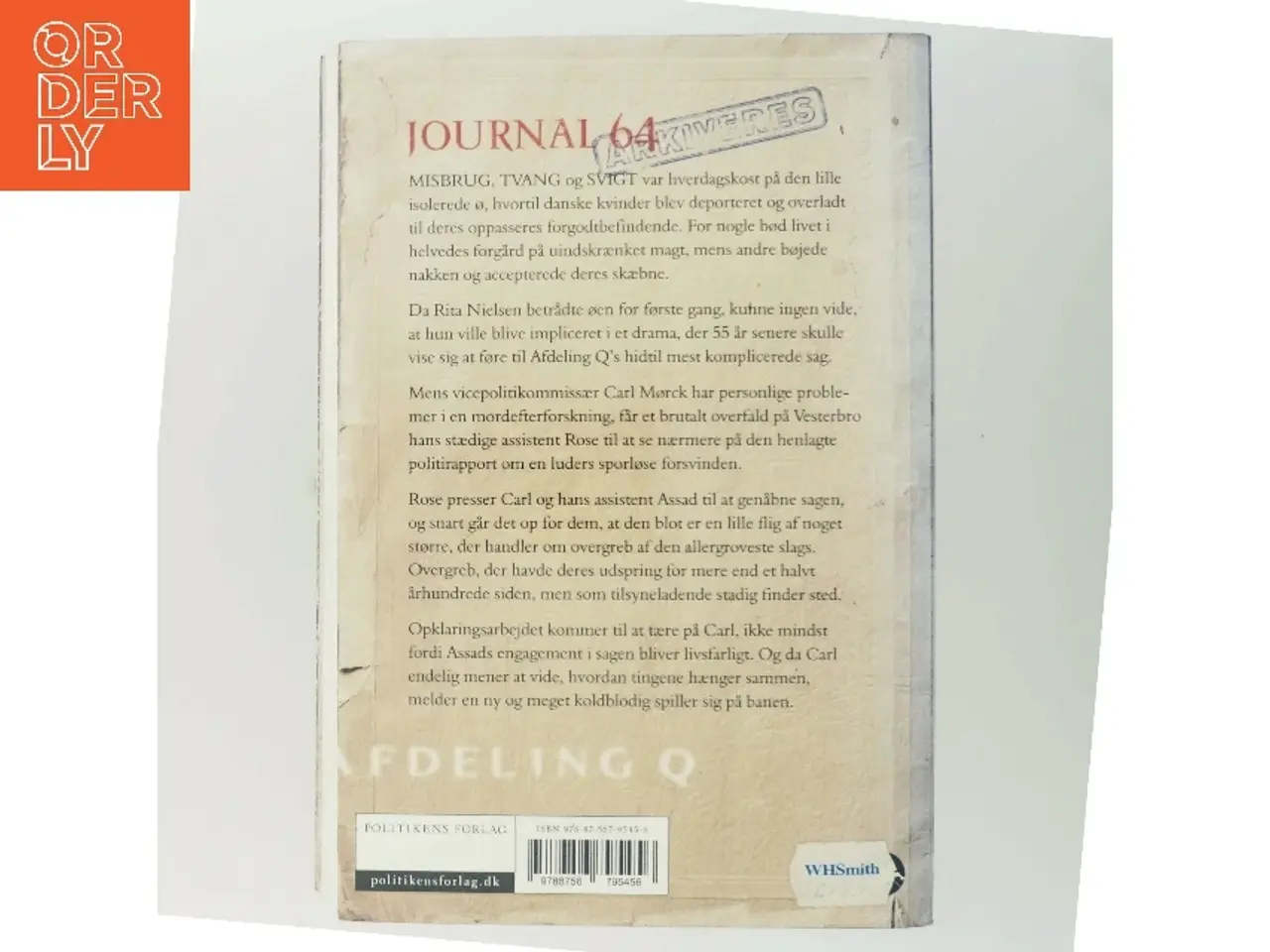 Billede 3 - Journal 64 : krimithriller af Jussi Adler-Olsen (Bog)