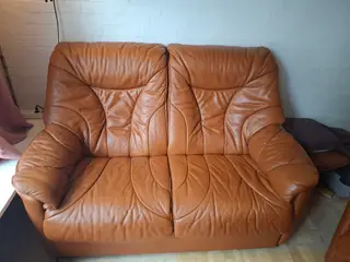 2 lækre lædersofaer sælges
