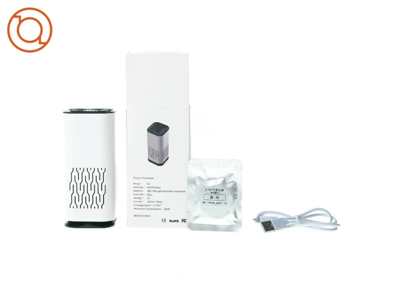 Billede 1 - Portable air purifier fra K 2 (str. 13 x 6 x 6 cm)