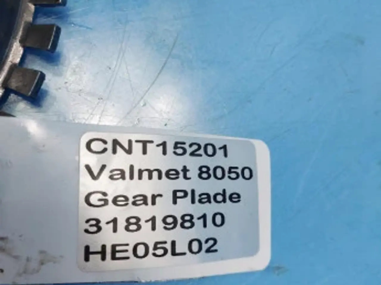 Billede 7 - Valmet 8050 Gear Plade 31819810