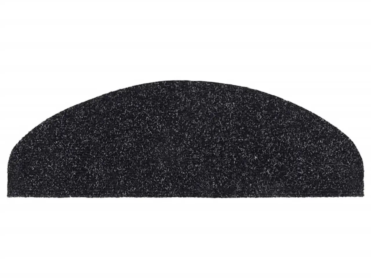 Billede 5 - Selvklæbende trappemåtter - 15 stk., halvrunde, 65×21×4 cm, sort