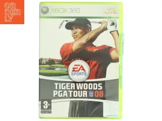 Tiger Woods PGA Tour 08 Xbox 360 spil fra EA Sports (str. Standard Xbox 360 spilsæt størrelse)