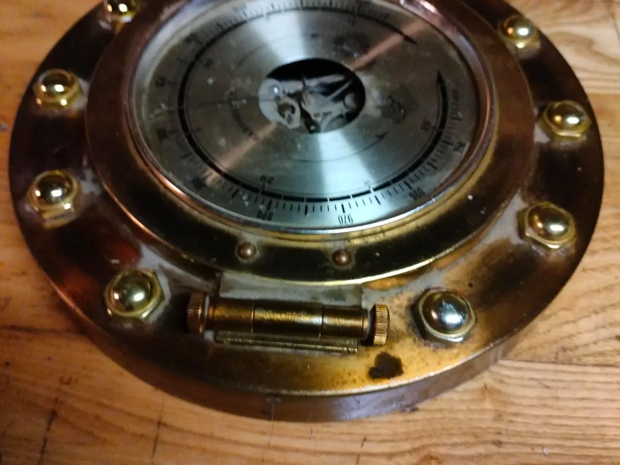 Billede 2 - Maritimt messingbarometer (Koøje-design) – Flot de