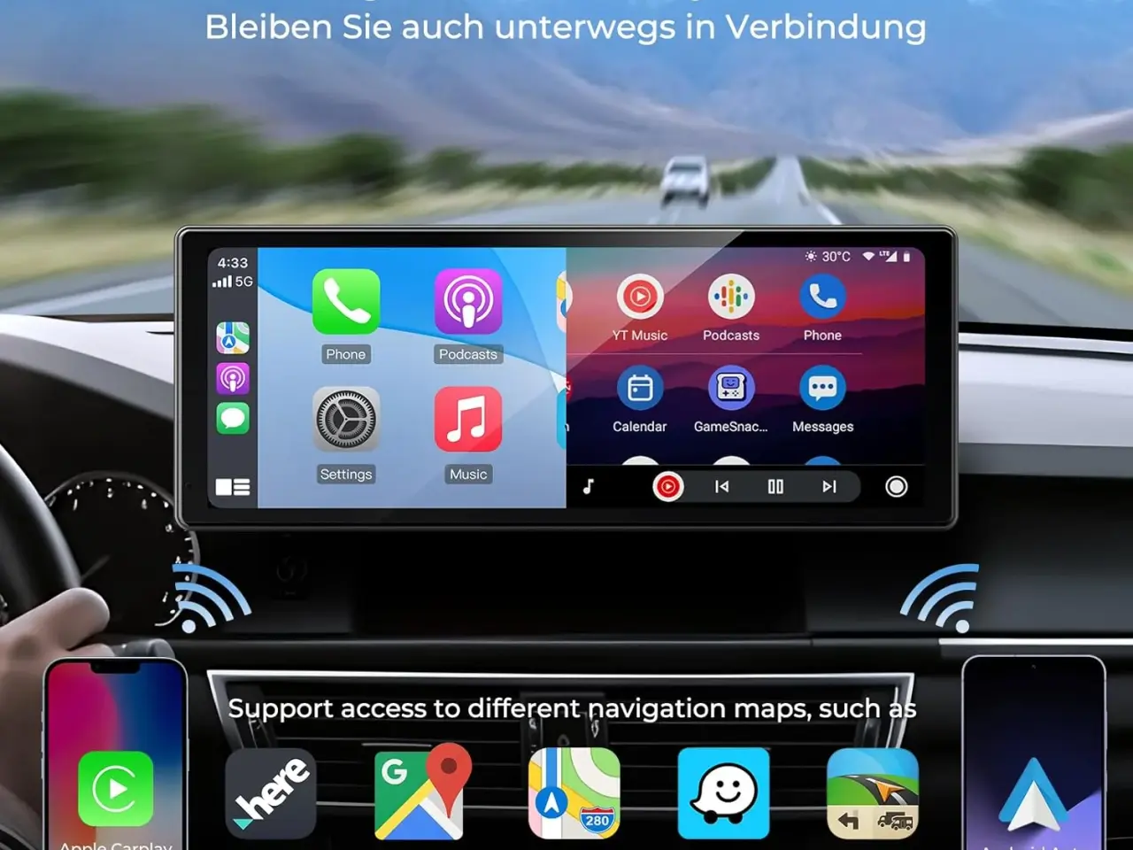 Billede 1 - Wonsidary w96-14 10.26 Inch IPS CarPlay