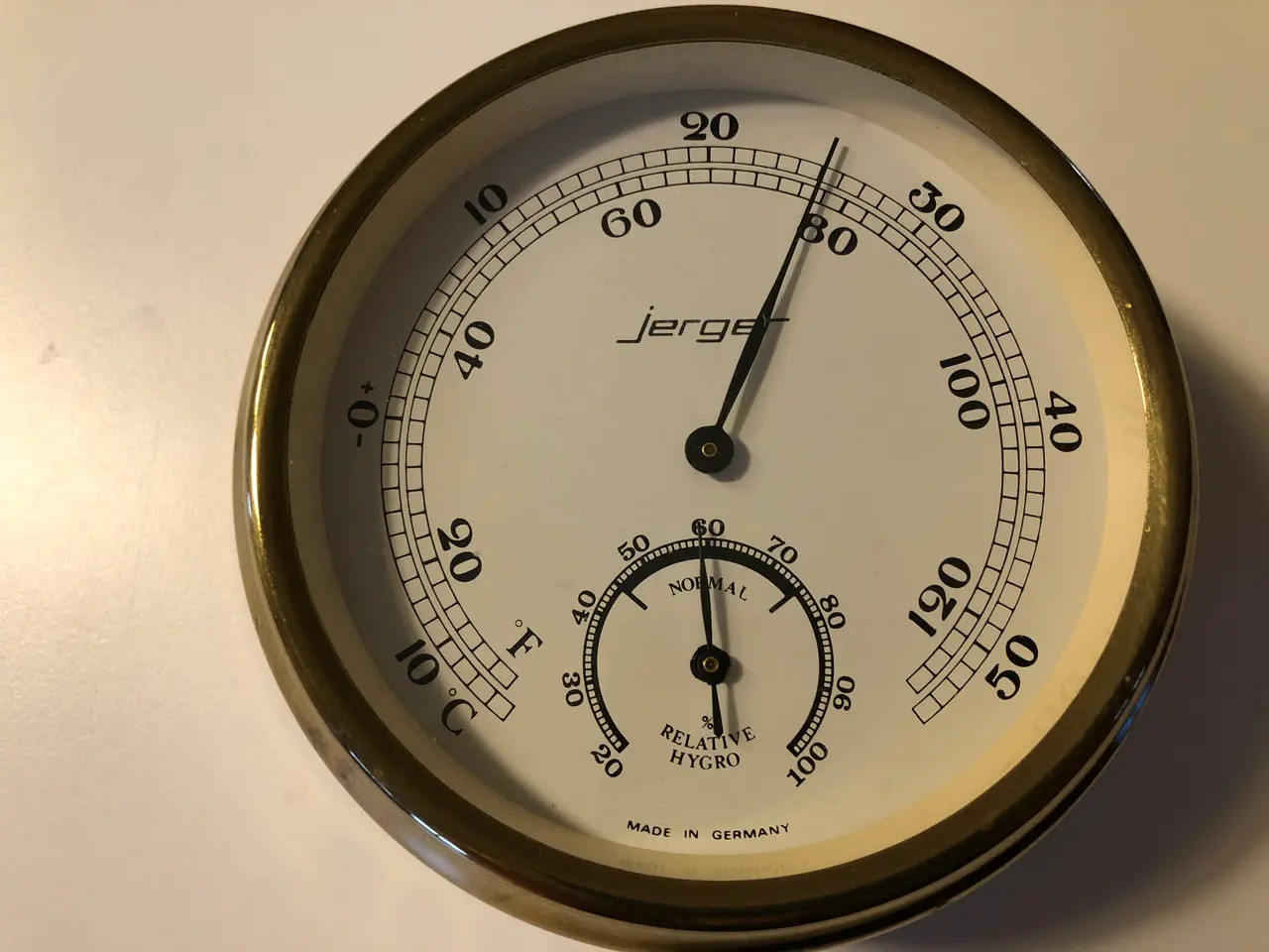 Billede 2 - Termometer og hygrometer fra Jerger