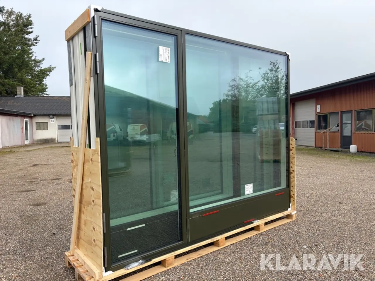 Billede 2 - Træ/alu vinduer Kastrup RAL 6006 gråoliven 4 Styk
