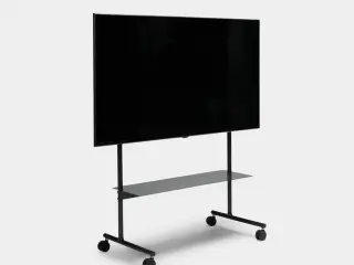 Pedestal TV stander med hjul.