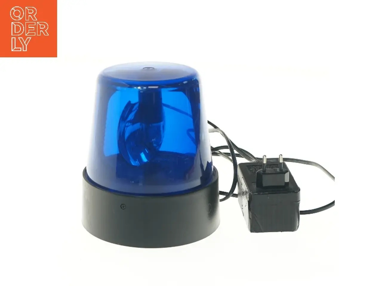 Billede 1 - Blå roterende advarselslys fra Top Toy (str. 18 cm)