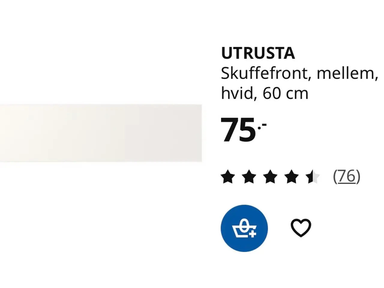 Billede 2 - Ny IKEA Maximera skuffe + skuffefront