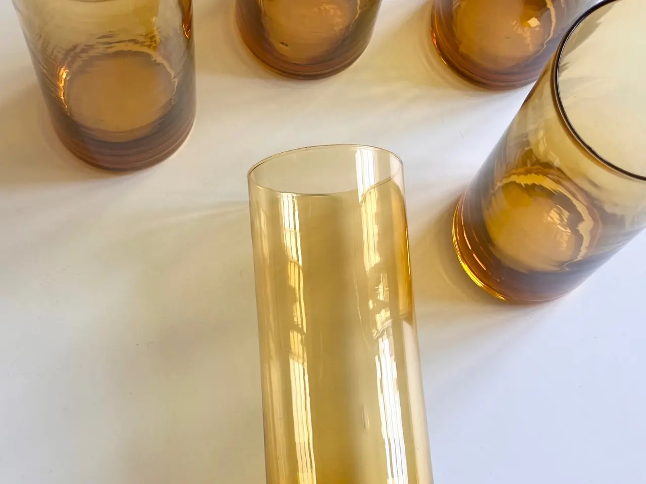 Billede 3 - Mid Century highball drikkeglas, 6 stk samlet