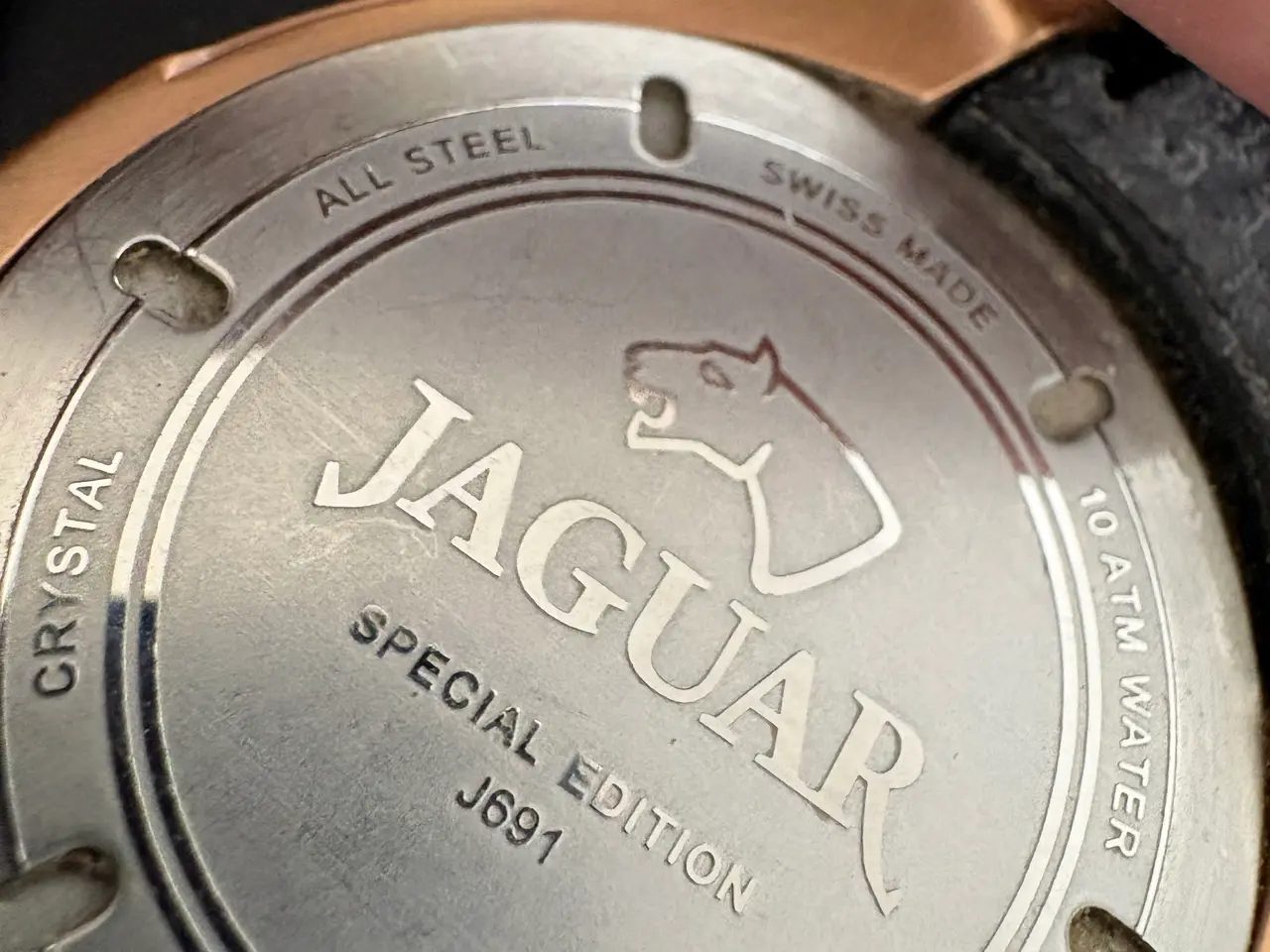 Billede 3 - Jaguar Special Edition herreur med sort læderrem
