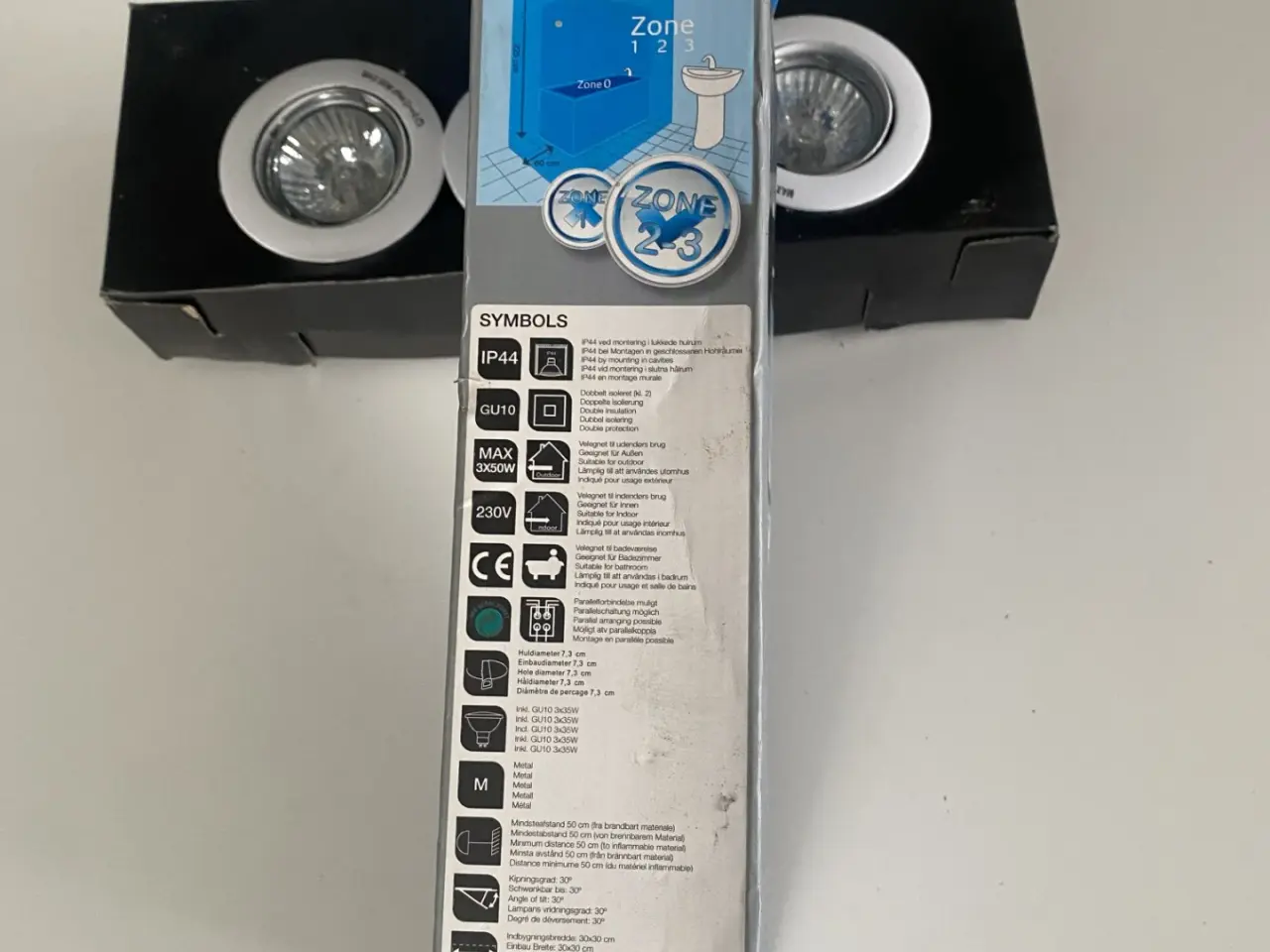 Billede 5 - Nordlux recess indbygningsspots udendørs 3 kit
