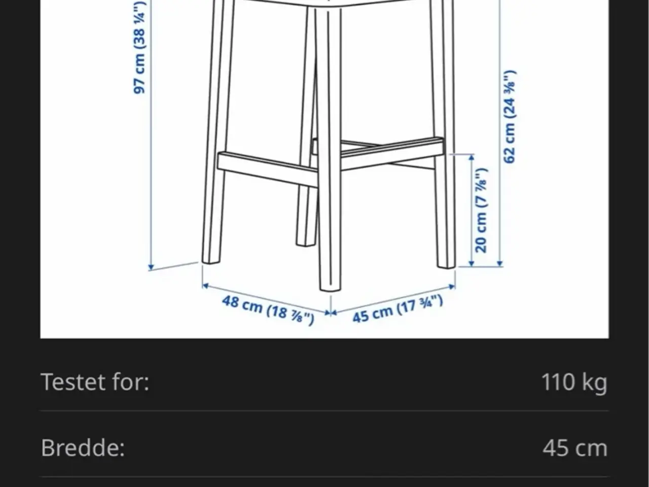 Billede 9 - 4 stk. ikea Bergmund barstole