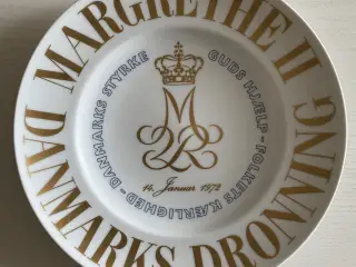 Margrethes Mindeplatte, 14. Januar 1972