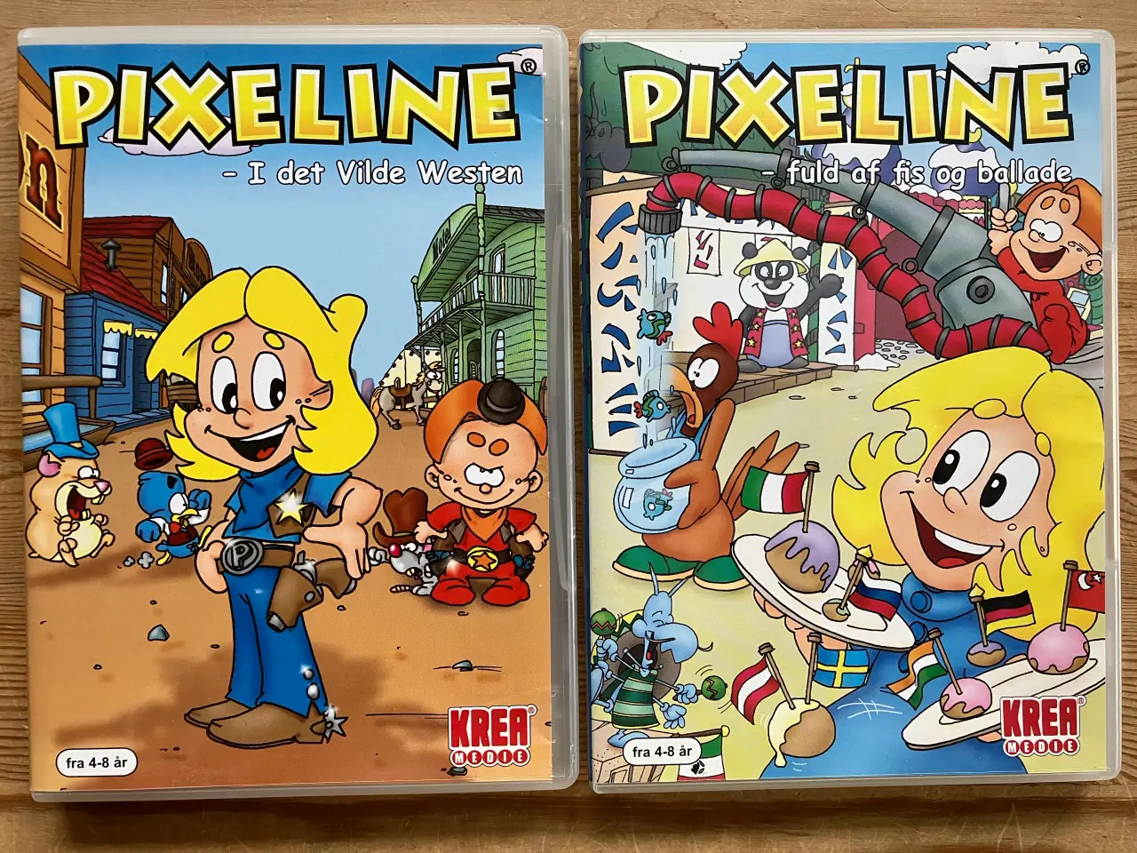 Billede 2 - 10 pc spil for børn Pixeline, Magnus & Myggen m.fl
