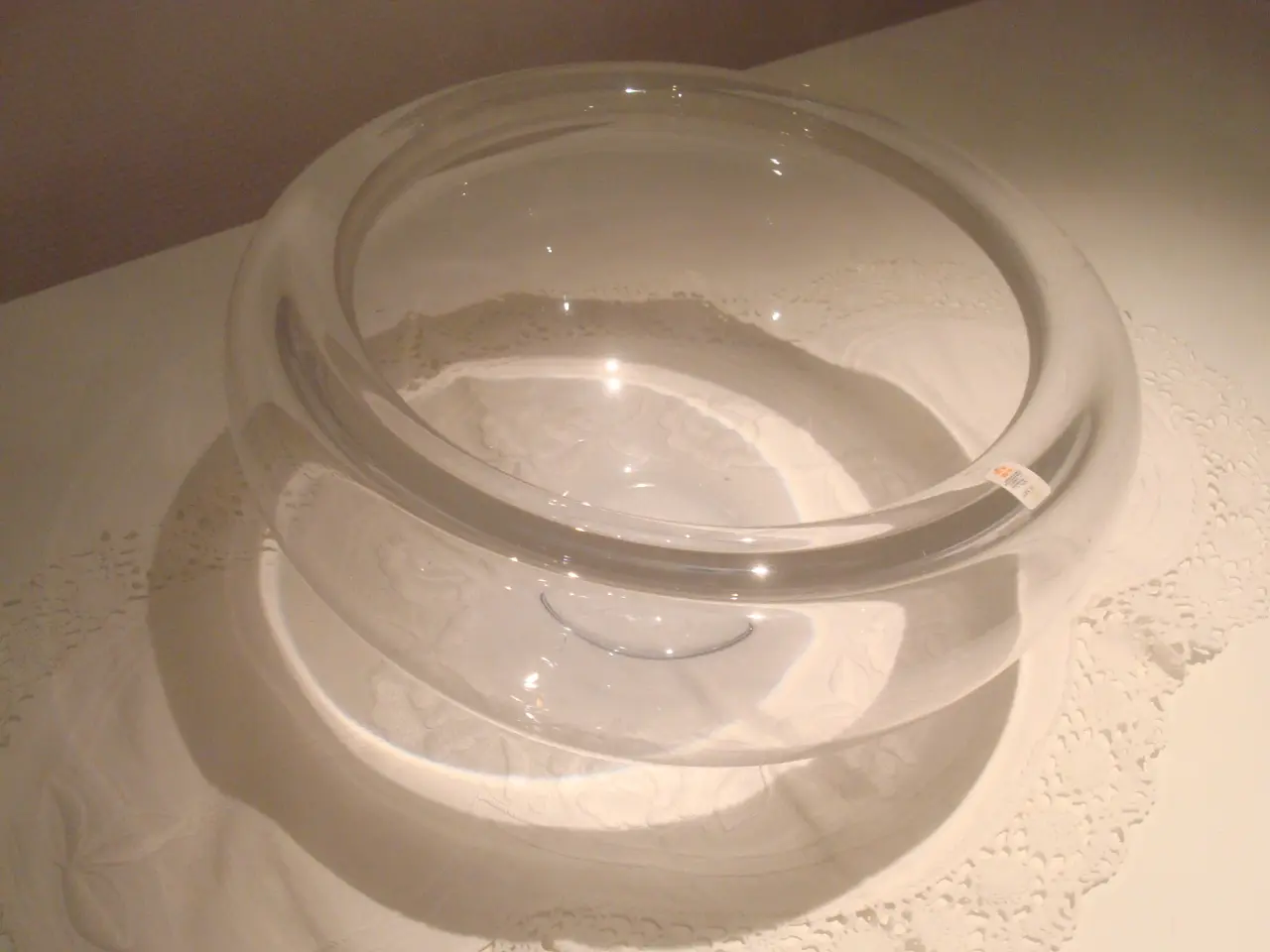 Billede 3 - HOLMEGÅRD, GLASBOWLE, MEGET STOR, som ny