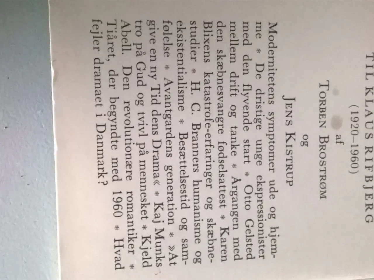 Billede 5 - Dansk litteratur historie