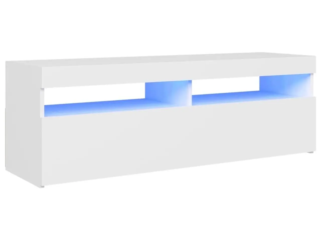 Billede 2 - Tv-skab med LED-lys - 120 × 35 × 40 cm, hvid