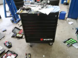Værktøjsvogn WÜRTH med div. værktøj