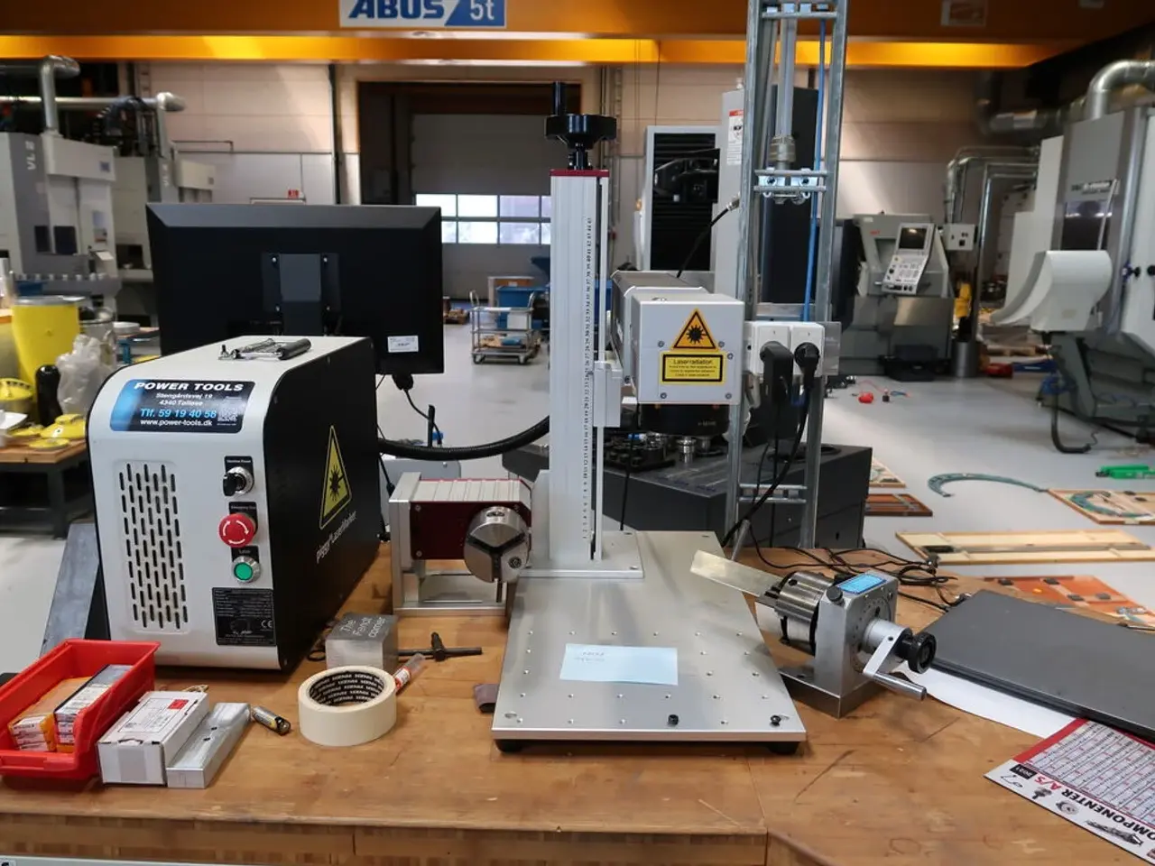 Billede 1 - Laser markeringssystem PIGGY LASERMARKER PLMP30 med div. Tilbehør