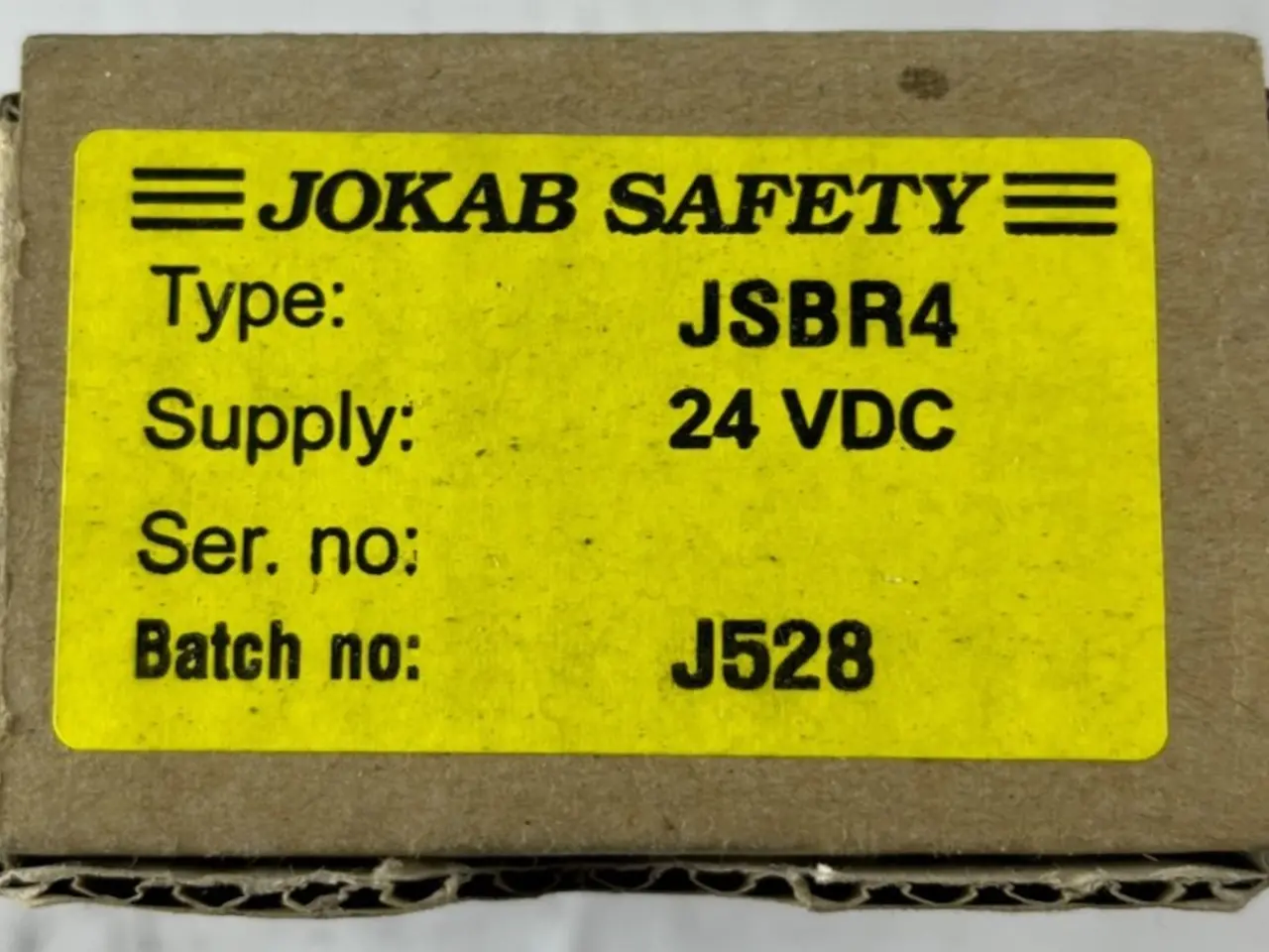 Billede 1 - Jokab Safety JSBR4 sikkerhedsrelæ 24 VDC 3NO/1NC