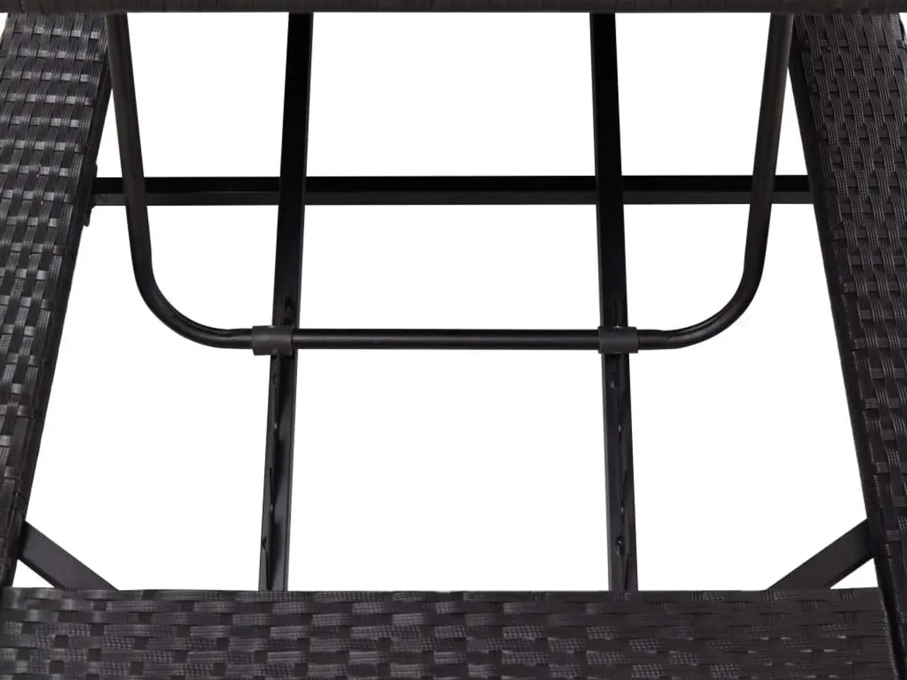 Billede 8 - Solseng med hynde polyrattan sort