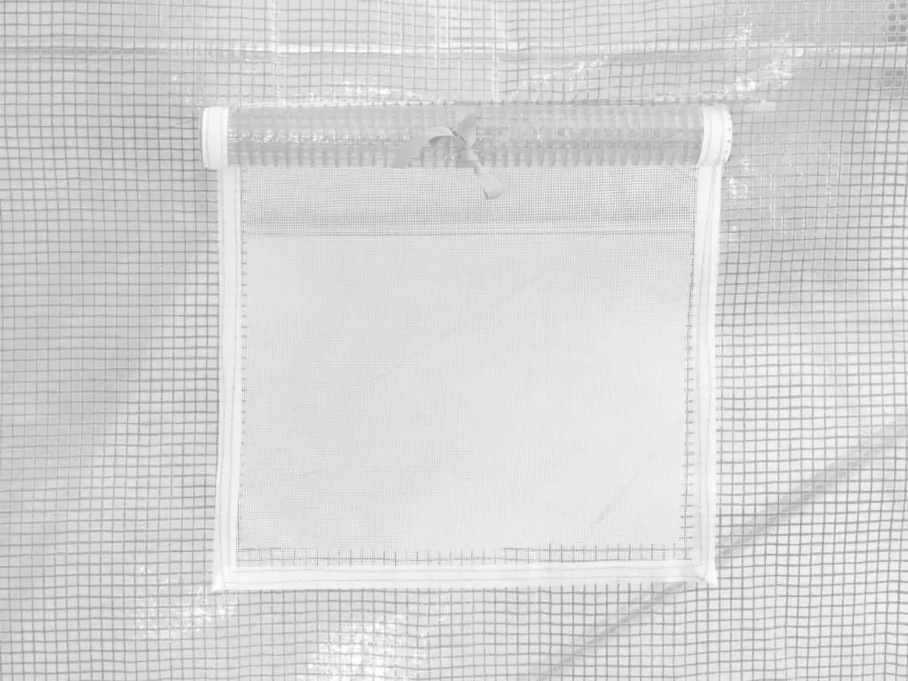 Billede 4 - Drivhus 9 m² - 300 × 300 × 200 cm, hvidt PE-net og galvaniseret stel