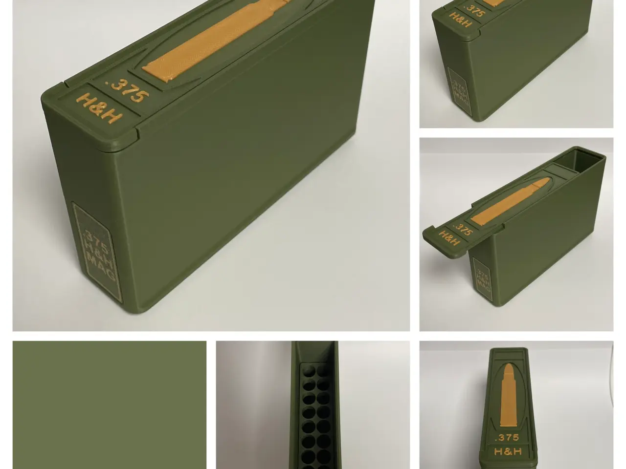 Billede 10 - Ammo bokse – 6-pack – flere kalibre - pris/stk