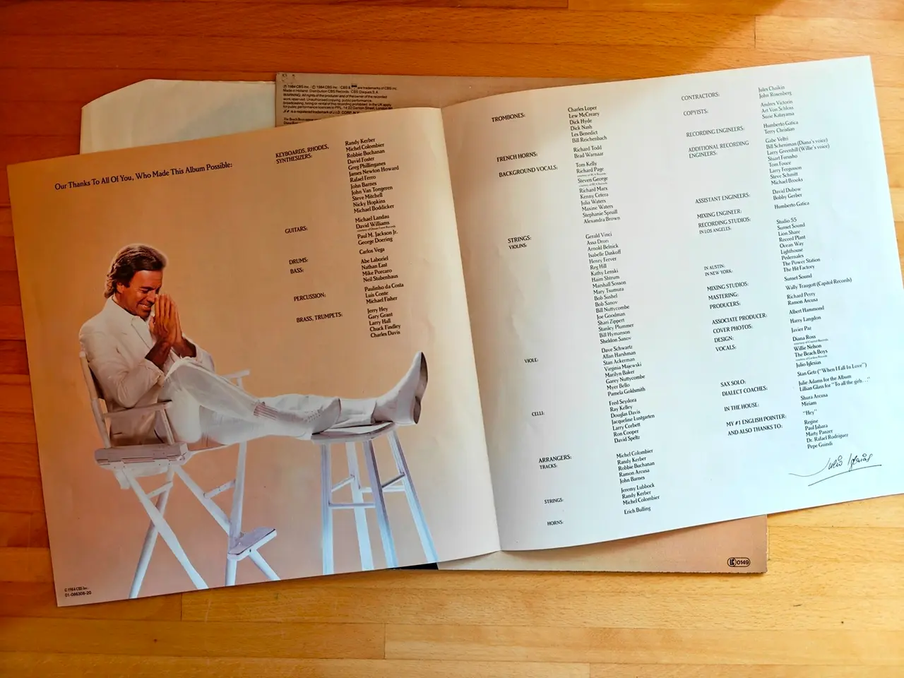 Billede 3 - LP, Julio Iglesias – 1100 Bel Air Place