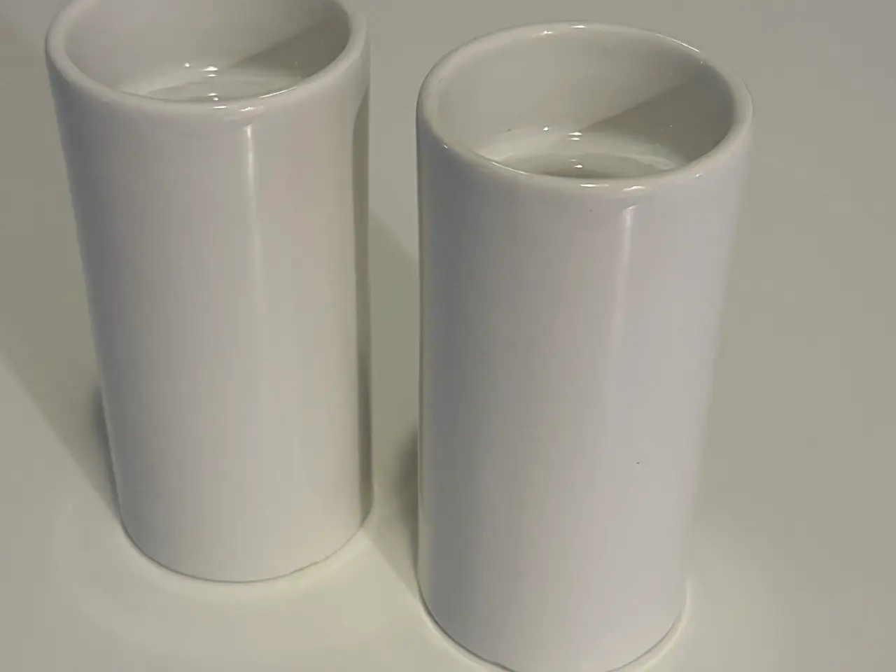 Billede 1 - Lysestager for almindelige lys, porcelæn