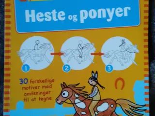 Lær at tegne skridt for skridt Heste og Ponyer