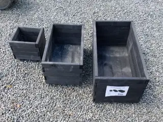 Plantekasser sæt af 3