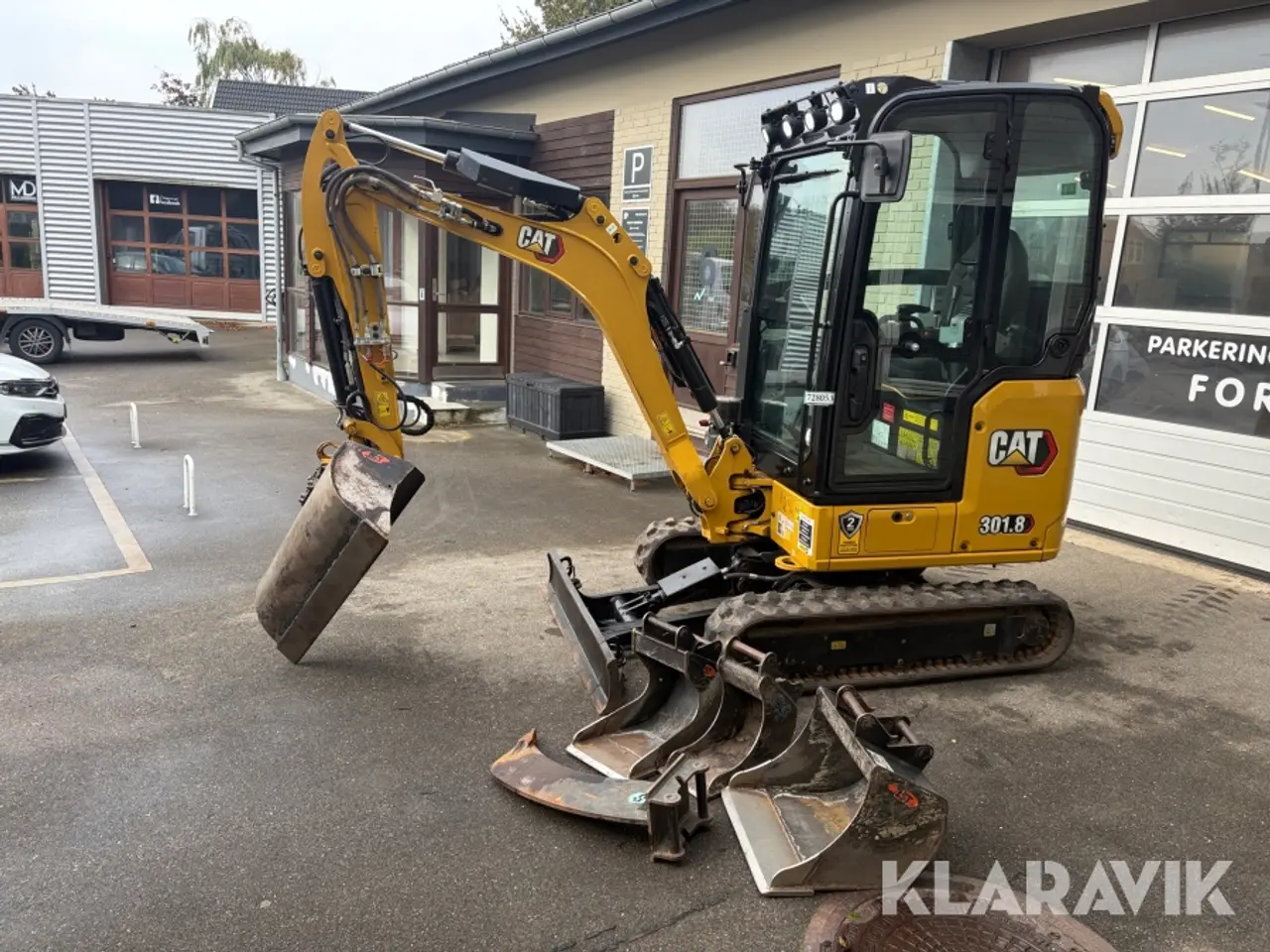 Billede 2 - Gravemaskine Caterpillar CAT 301.8 med tilt og centralsmørring